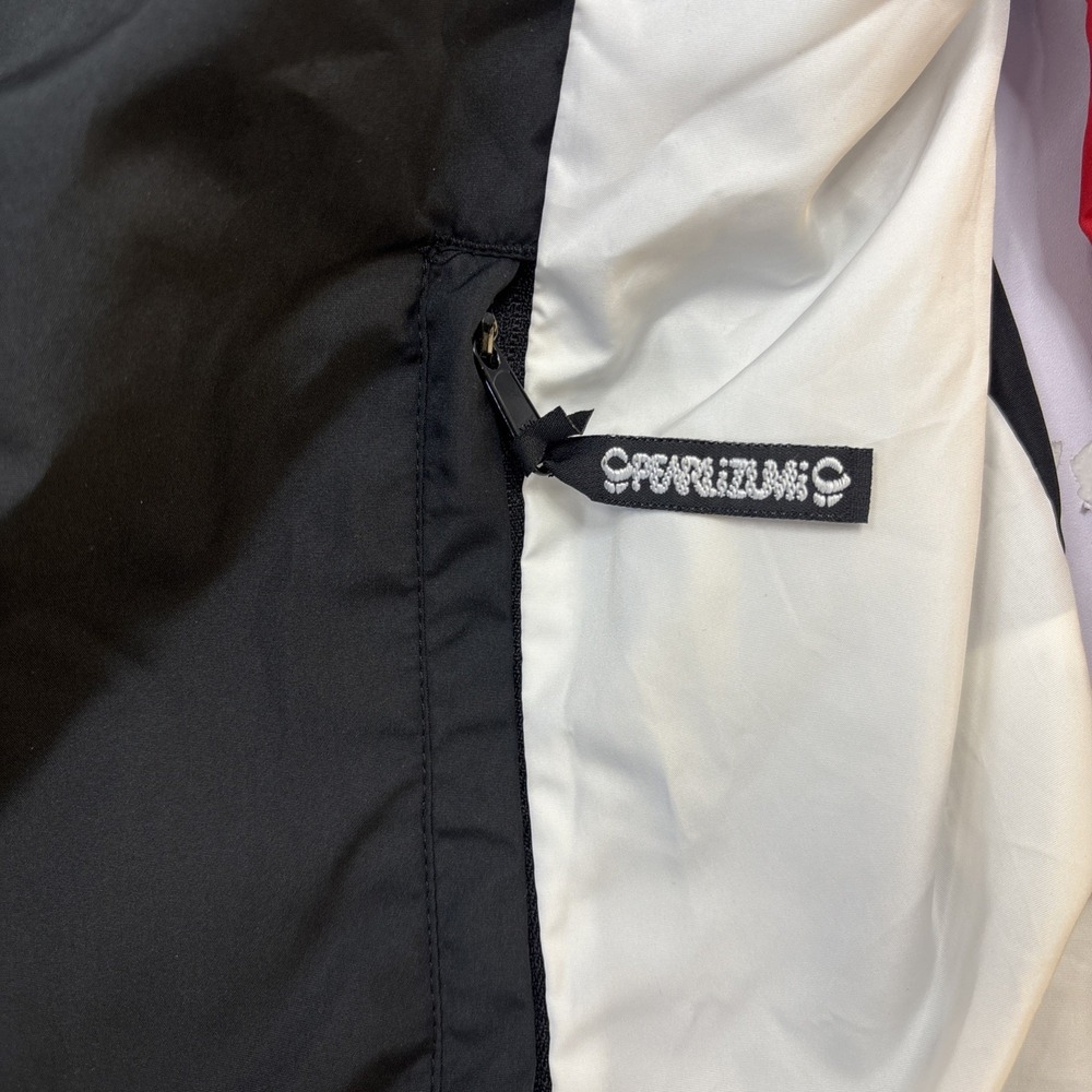 Vtg Pearl Izumi Jacket Mens Size L Black Red Cycling Windbreaker 90s - Picture 6 of 11
